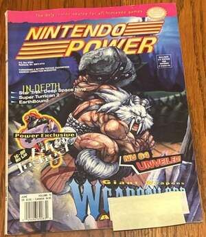Nintendo Power Mag Vol 73 WeaponLord June 1995 with Primal Rage Poster (86)